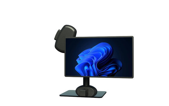 Levantamento automático e rotação do preto pessoal do suporte do suporte do monitor