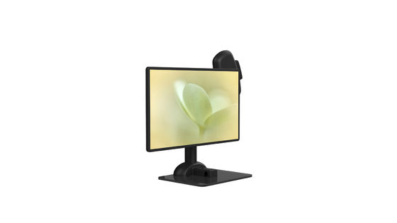 Movimento de gerencio do braço elétrico do tela de computador lentamente para a dor cervical da espinha