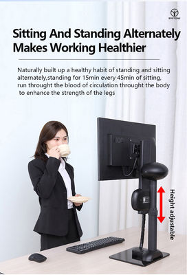 Elevação de monitor rotativo Laotop Mount Arm Stand para evitar o pescoço rígido