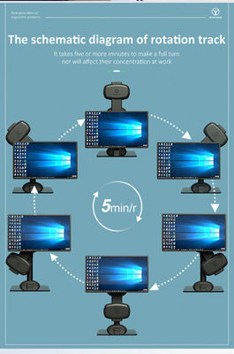 BYESTIFF elevação rotativo monitor montar suporte Para aliviar a rigidez do pescoço