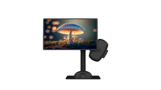 Gerencio de levantamento elétrico do giro do suporte do portátil e do monitor automático