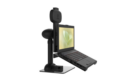 A tela do portátil da dor nas costas arma o suporte preguiçoso original do monitor do projeto