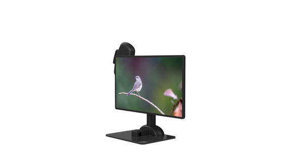 O suporte do monitor do LCD da dor de pescoço gerencie sobre um eixo projeto preguiçoso automático de gerencio