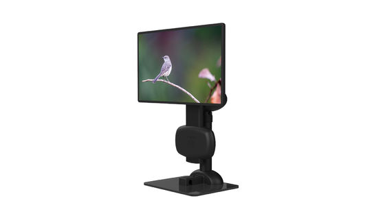Suporte de levantamento pessoal do computador do giro da liga de alumínio do suporte do monitor do LCD