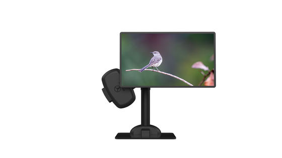 Braço de gerencio sobre um eixo automático do suporte do monitor da saúde do pescoço do suporte do portátil
