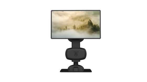 O suporte elétrico do monitor está o levantamento e a rotação automáticos