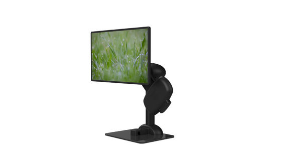 Da montagem profissional da mesa do monitor da rigidez do pescoço projeto preguiçoso ergonômico