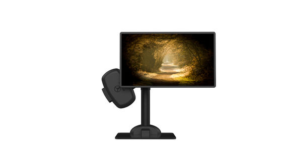 Levantamento elétrico ergonômico do suporte profissional do braço do portátil e gerencio