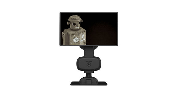 Instrumentos de fisioterapia cervical de liga de alumínio de elevação automática montar monitor rotativo para pescoço rígido