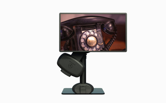 Automático de elevação de monitor de montagem de montagem giratória para aliviar o pescoço rígido