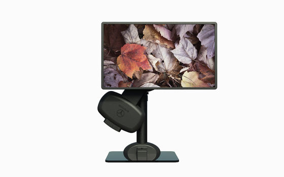 Automático de elevação de monitor de montagem de montagem giratória para evitar o pescoço rígido