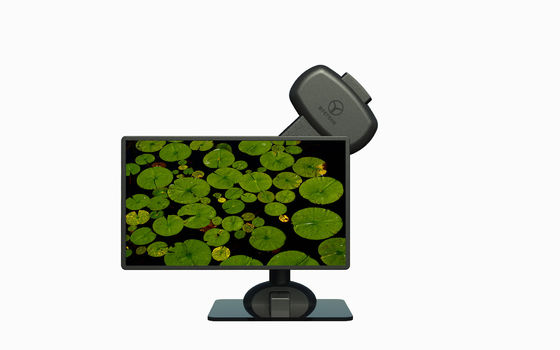 Eletrônico elevação monitor giratório bracelete de braço de tela para evitar o pescoço rígido