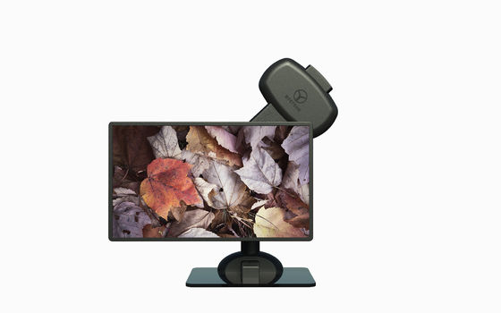 Automático de elevação de monitor rotativo montar tela para aliviar o pescoço rígido