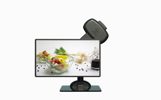Eletrônico de elevação monitor rotativo montar braço para aliviar o pescoço rígido
