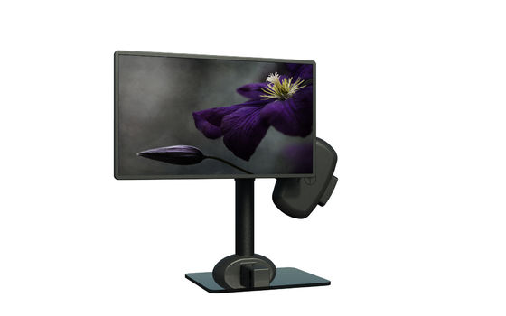 Eletrônico rotativo monitor montado PC Stand Para aliviar a rigidez do pescoço