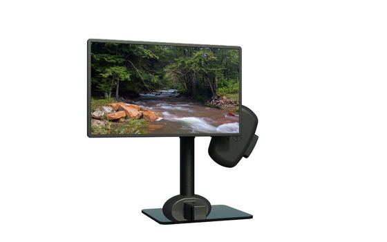 Monitor de PC rotativo elétrico montado em um suporte para aliviar a rigidez do pescoço