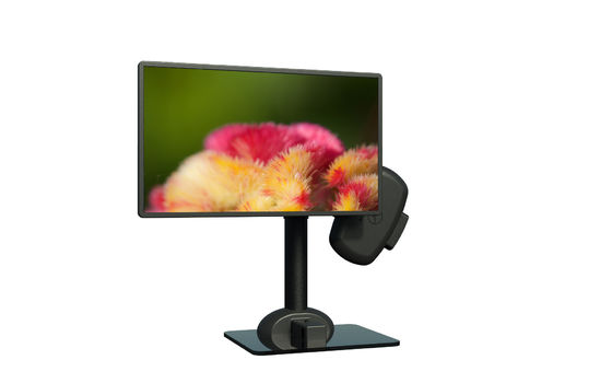 Monitor motorizado portátil braço de suporte para aliviar dor no pescoço