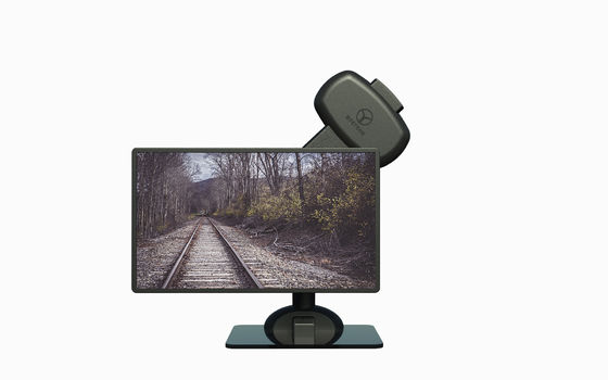 Eletrônico de elevação de monitor giratório Ecrã de braço para aliviar o pescoço rígido