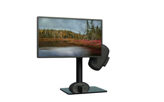 Ergonômica eletrônica de elevação monitor de PC montar braço para aliviar a rigidez do pescoço