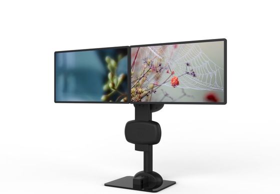 Eletrônico de elevação rotativo duplo monitor para aliviar o pescoço e rigidez lombar