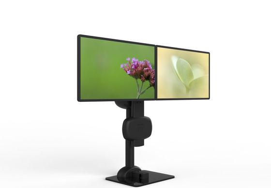 Monte de monitor duplo rotativo automático para aliviar dor no pescoço e lombar